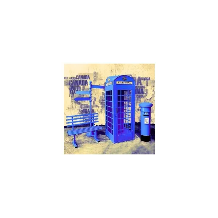 ALQUILER CABINA LONDRES AZUL - AUTOSERVICIO BARCELONA