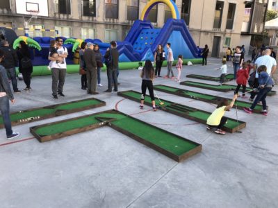Alquiler de minigolf en Barcelona - Xuxisland