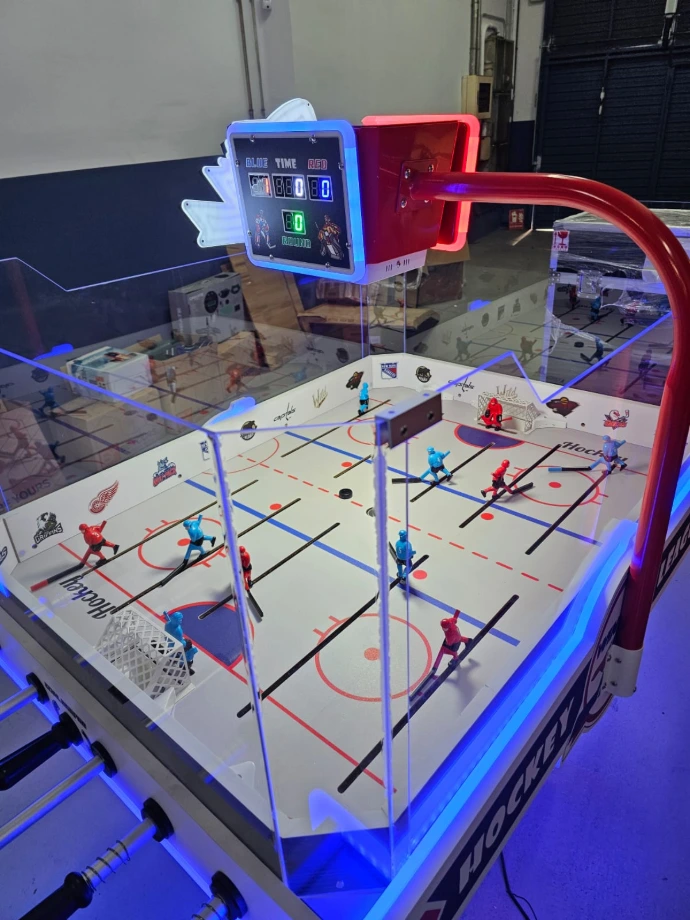Alquiler máquina arcade hockey barcelona