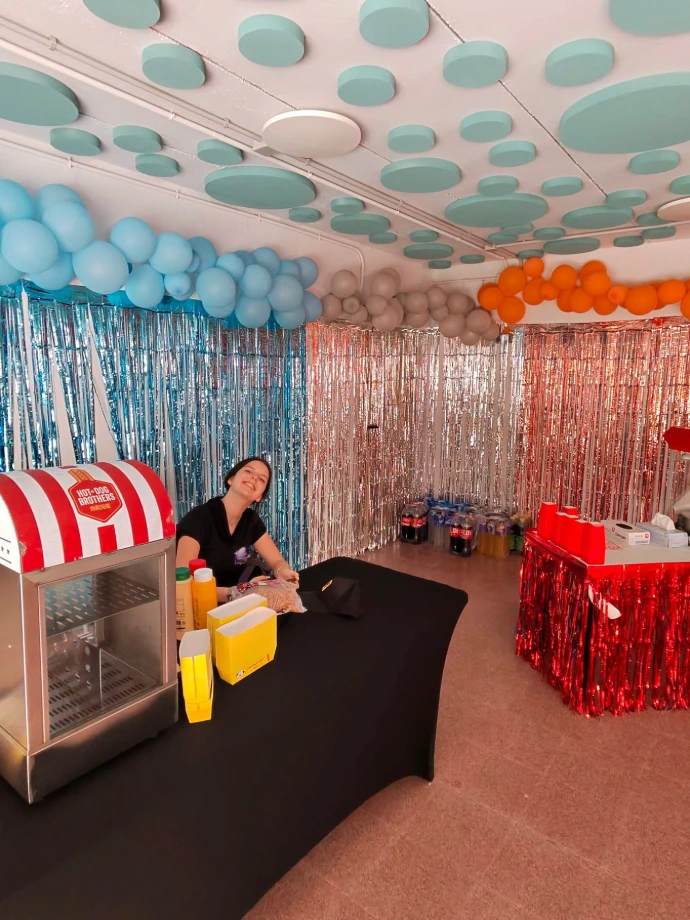 Servicio de frankfurts para eventos