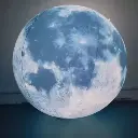 ALQUILER LUNA LED 2 METROS AUTOSERVICIO BARCELONA