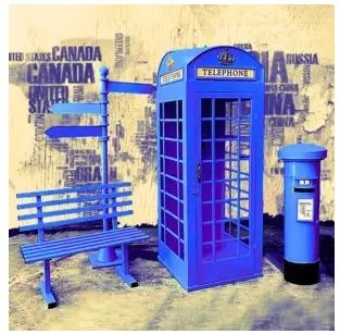 [ALQ_LONDRES_AZUL] ALQUILER CABINA LONDRES AZUL - AUTOSERVICIO BARCELONA