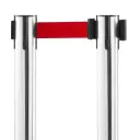 PACK 2 x POSTE DE SEPARACIÓN 5 M CROMADOS 