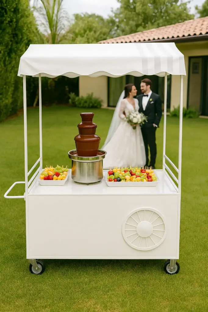 ALQUILER CARRITO BLANCO PARA EVENTOS 