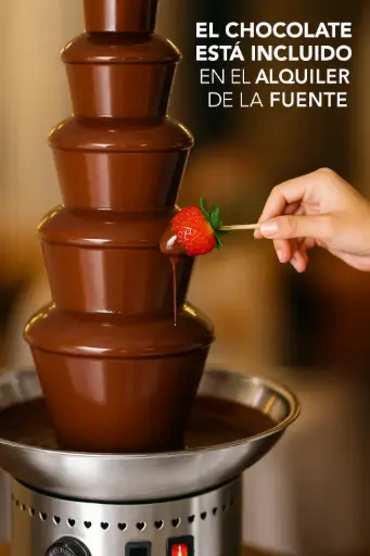 [ALQUI_FUENTE_CHOCOLAT5] ALQUILER FUENTE CHOCOLATE 5 PISOS 50 PERSONAS